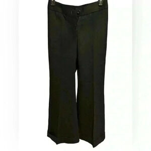 Women’s Mikai Black Wool Wide Leg Pants- Size 4
